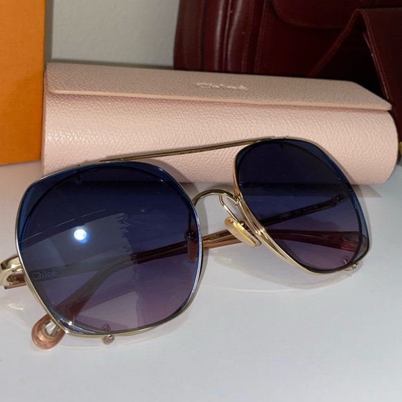 Chloe Demi Convertible Gradient Sunglasses - Picture 3 of 16